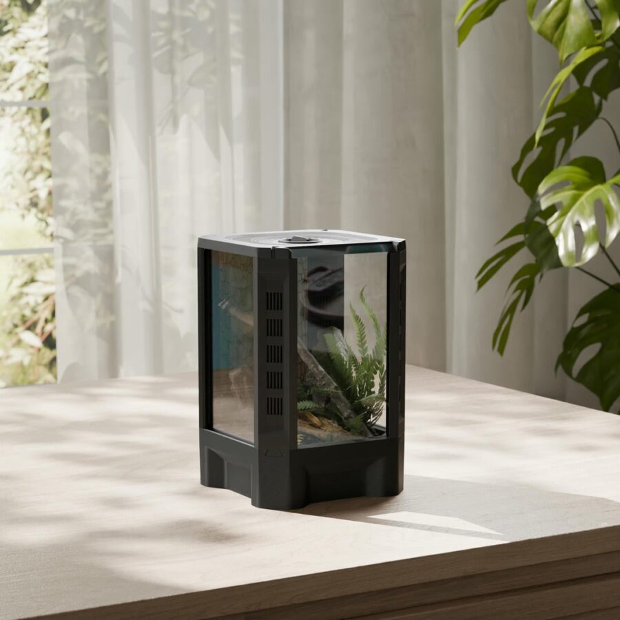 Terrarium 10x10x15cm - czarne