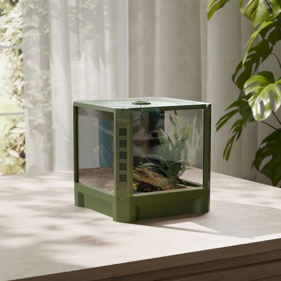Terrarium 15x15x15cm - zielone