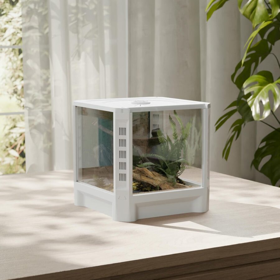Terrarium 15x15x15cm - białe