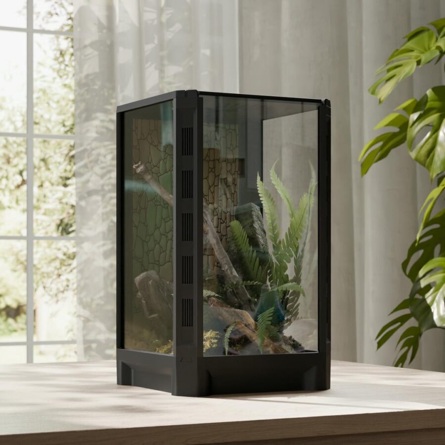 Terrarium 15x15x25cm - czarne