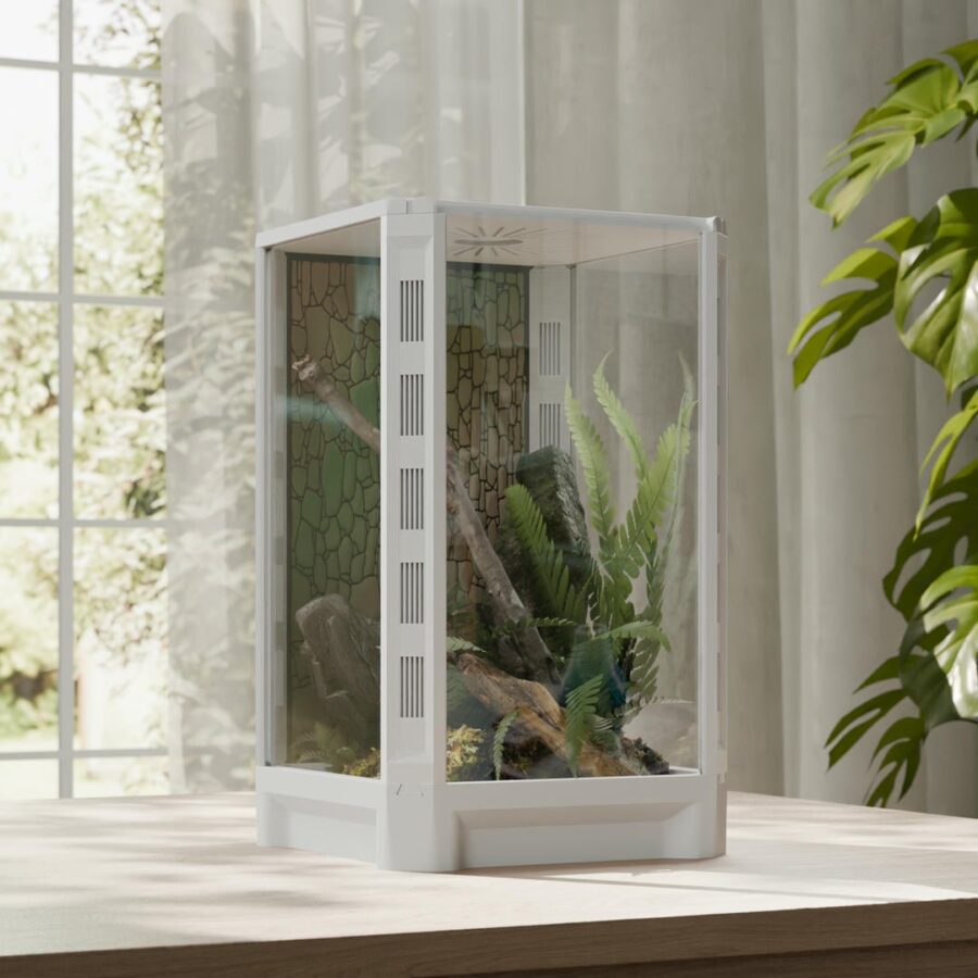Terrarium 15x15x25cm - białe